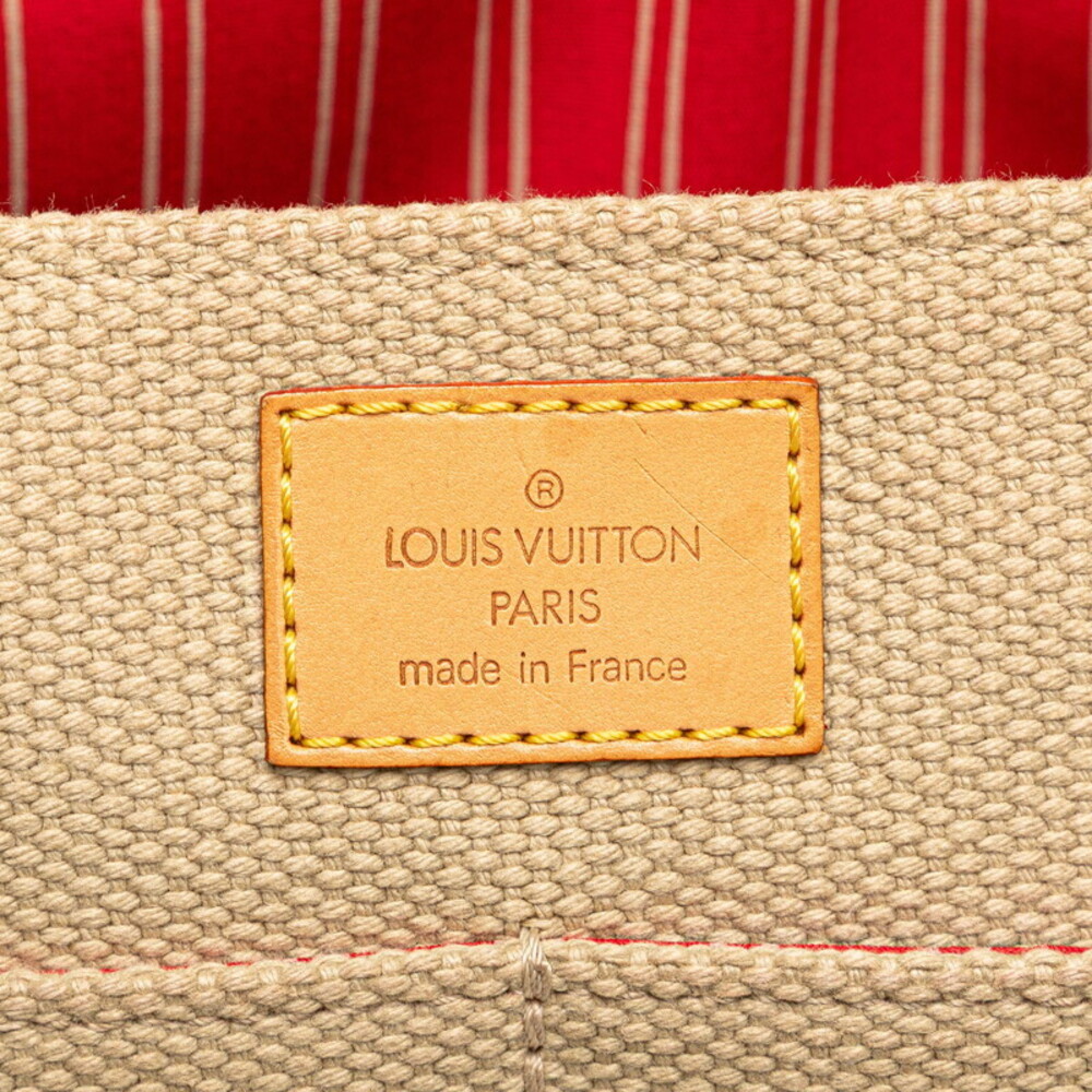 Louis Vuitton Besas Leather Tan Shoulder Red Bag Antigua Messenger Beige - Picture 8 of 9